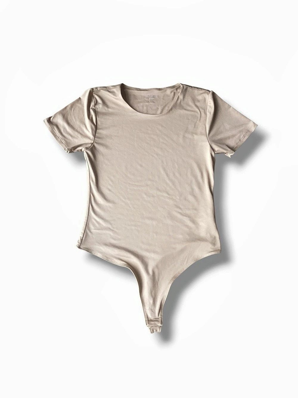 NWOT SWS Contour Tan Nude Short Sleeve Bodysuit Size XL